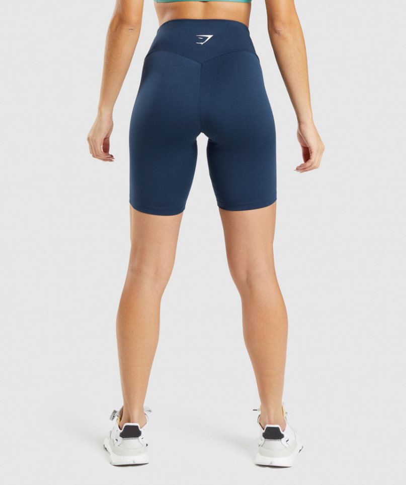 Women's Gymshark Training Cycling Shorts Navy | NZ 4NRCHD